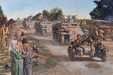 Steve Noon (Orpington, Kent 1964-) 3rd Panzer Division advancing towards the Caucasus, in persecution of the Soviet 37th Army - c.2015 [Don crossed on 3 Aug. 1942]