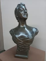 Juli Martí i Solanes (Reus, Pr. of Tarragona 1873-1921 ibid.) Female bust - bronze 1893a