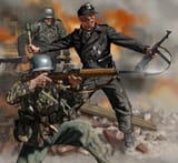 Johnny Shumate () Panzergrenadiere of 11. SS-Freiwilligen-Panzergrenadier-Division Nordland and a SS-Scharführer of SS-Panzer-Abteilung 503 not giving up at Berlin - 2008