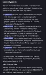 Maxwell Yearick rundown