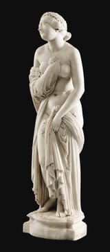 Jean-Jacques Pradier (Geneva, Republic of Geneva 1790-1852 Bougival, Seine-et-Oise, French Republic) Flora - White marble
