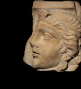Unknown artist (Roman 1st-2nd c.) Theatre mask - marble