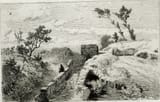 Carlos de Haes (Brussels 1826-1898 Madrid) Landscape 2 - etching on paper