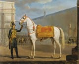 Gottlob Alexander Sauerweid (Duchy of Courland and Semigallia, Polish-Lithuanian Commonwealth 1783-1844 St. Petersburg, Russian Empire) Sara, Napoleon&#039;s horse - Oil on canvas