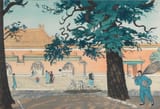 Elizabeth Keith (Aberdeenshire, Scotland, U.K. 1887-1956 London, England, U.K.) Forbidden City, Peking - Woodcut printed in colours