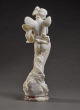 Guglielmo Pugi (Fiesole, Province of Florence, Grand Duch of Tuscany 1850-1915) Psyche - White marble c.1900 (view 4)