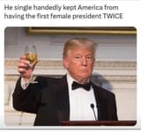 trump stopped two female presidents