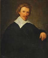 Ludolf Leendertszoon de Jongh (Overschie, County of Holland, Dutch Republic 1616-1679 Hillegersberg, County of Holland, Dutch Republic) Portrait of a gentleman - Oil on canvas 1664-min