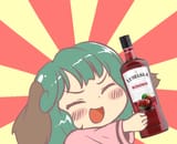 9861_-_alcohol_drink_food_happy_kasodani_kyouko_meme_ten_desires_vodka_zettaiyurusanae
