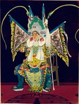 Elizabeth Keith (Aberdeenshire, Scotland, U.K. 1887-1956 London, England, U.K.) Chinese Actor - Color woodblock print 1924-min