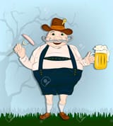 102192893-oktoberfest-festival-fat-bavarian-man-with-beer-and-smoking-sausage