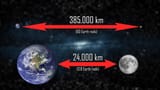 Earth Moon Distance Hadean Era vs Cenozoic Era