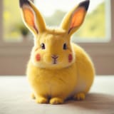 Pikachu is a yellow rabbit