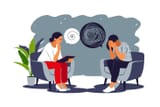 woman-during-a-mental-therapy-session-with-a-psychotherapist-or-psychologist-two-women-are-sitting-and-talking-mental-health-concept-illustration-vector-576574639
