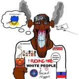 Soyjak Markiplier seething uncalm anti-NATO Z Russia shit anti-white BRICs nigger shitskin mad angry about Impjak Ukraine