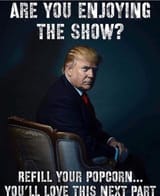 trump are you enjoying the show 554x680
