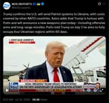 Trump confirms the U.S. will send Patriot systems to Ukraine, with costs covered by other NATO countries. Axios adds that Trump is furious with Putin 14-07-2025 HD