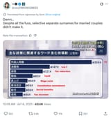 Screenshot 2025-07-14 at 13-15-38 (21) 一華 on X やべぇ… あれだけ騒いでた選択的夫婦別姓が入ってない https __t.co_XJAbepR3wJ _ X