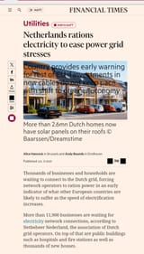 Dutch energy ration