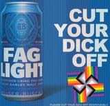 fag light cut your dick off