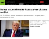 Screenshot 2025-07-14 at 17-46-20 Trump issues threat to Russia over Ukraine conflict — RT World News