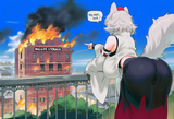 AI Awoo tells (You) to look at a burning nigger storage