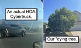 Boomer&#039;s HOA Cybertruck funded by fees and fines from HOA cucks