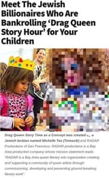 drag queen story hour invented by billionaire jew
