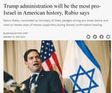 Most pro israel admin in american history