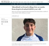 Thomas murder victim at community dance in Crepol, France