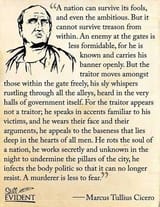Cicero on traitors