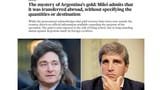 Screenshot 2025-07-14 at The mystery of Argentina’s gold Milei admits that it was transferred abroad without specifying the quantities or destination Economy and Business EL PAÍS English