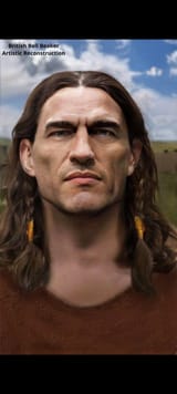 Aryan British Bell Beaker face reconstruction