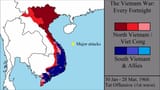 vietnam war map for 10 years