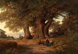 [Lost Christian Civilization] Under Eketreet by Hans Gude (1825–1903) (+) f