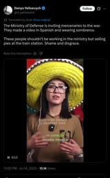 Spanish speaker invited