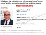 Willie Garson_ _Sex and the City_ actor calls non-vaxxed people _ignorant morons,_ dead five months after potential Pfizer mRNA-induced cancer - The COVID Blog cover Vaccine-Jabb-Die-Off