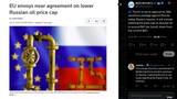 The EU is set to approve its 18th sanctions package against Russia today, Reuters reports. It will include lowering the price cap on Russian oil 14-07-2025 $47 per barrel