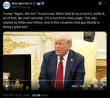 Trump, &#039;Again, this isn’t Trump’s war. We’re here to try to end it, settle it, all of that. No one’s winning—it’s a loss from every angle&#039; 14-07-2025 Biden HD