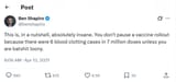 shapiro vaccine