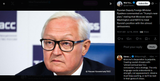 Russian Deputy Foreign Minister Ryabkov commented on &#039;Trump’s new plan,&#039; stating that Moscow wants Washington and NATO to treat Russia’s position 15-07-2025