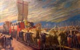 Christians saying Mass before going to battle