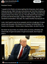 President Trump 14-07-2025 &#039;I speak to him [Putin] a lot about getting this thing done. And I always hang up and say, &#039;Well, that was a nice phone call.&#039; And then missiles HD