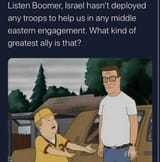 Israel not an ally