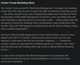 invanka trump elite modeling, company accused of sexual misconduct