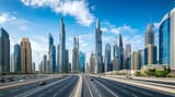 skyline-view-buildings-sheikh-zayed-road-with-clear-blue-sky_887552-24828