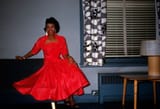 1050s party dress