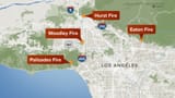 la fire map