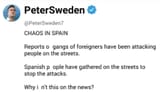 gangs of migrants spain
