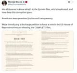 Massie greater than symbol Trump